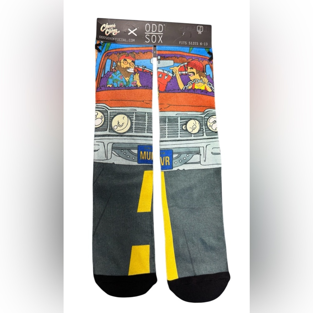 Odd Sox Cheech and Chong Mens Socks 6-13 Stand Out Be Odd